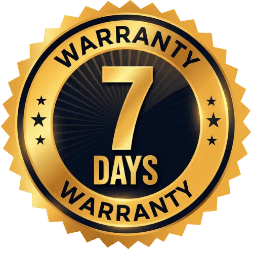 7-day unconditional guarantee